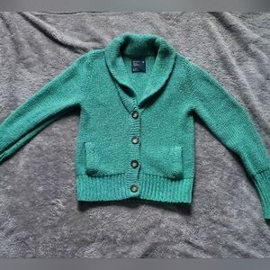 American Eagle Shawl Collar Wool Blend Cardigan Sweater SIze XL Chunky Knit